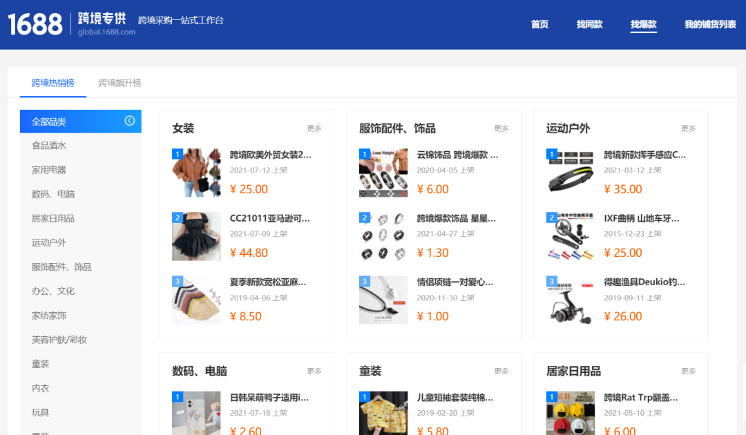 1688跨境专供