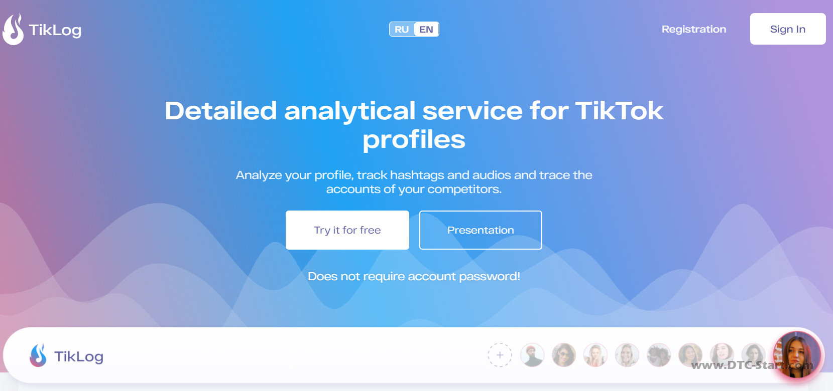 TikTok数据分析工具Tiklog