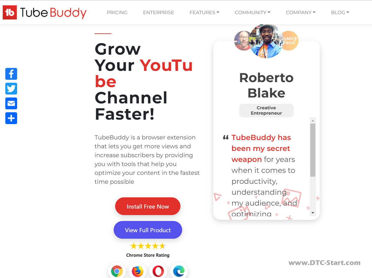 YouTube的SEO分析工具Tubebuddy