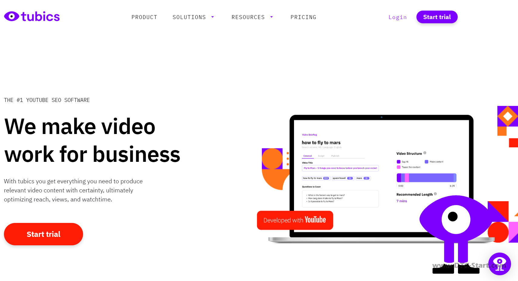 Youtube频道分析工具tubics