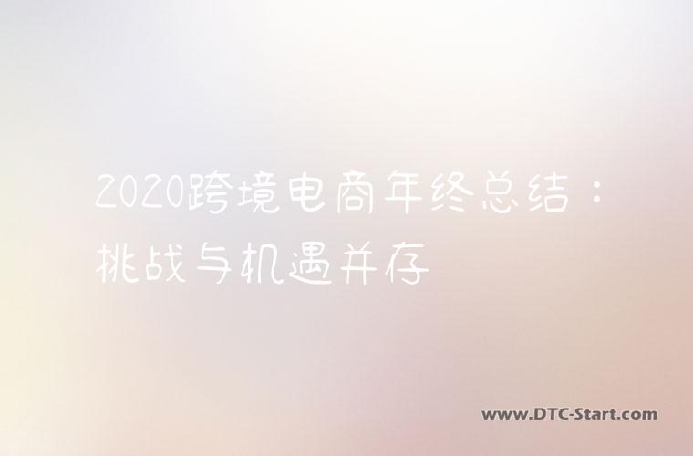 2020跨境电商年终总结：挑战与机遇并存